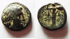 Ancient Coins - GREEK. Seleukid Empire. Seleukos I Nikator (312-281 BC).  AE 18mm, 6.73g. Antioch mint. Struck c. 300-281 BC. 