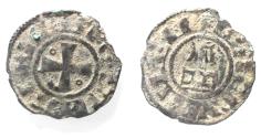 World Coins - Crusaders States. Kingdom of Jerusalem. Amaury (1163-1174). Billon denier