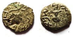 Ancient Coins - Judaea. Jewish War. First Revolt. AE Prutah. Year 2. 67/68 C.E.
