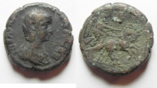 Ancient Coins - Egypt. Alexandria under Aquilia Severa (Augusta, AD 220-222. Billon tetradrachm (23mm, 13.62g). Struck in regnal year 5 of Elagabalus (AD 221/2). 
