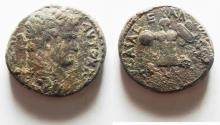 Ancient Coins - JUDAEA, Judaea Capta. Caesaraea Maritima. Titus. AD 79-81. Æ 25