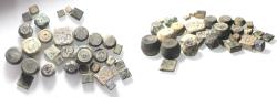 Ancient Coins - LOT OF 33 MAINLY BRONZE BYZANTINE / ISLAMIC WEIGHTS