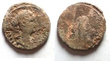 Ancient Coins - JUDAEA. SAMARIA. NEAPOLIS.  FAUSTINA I AE 27