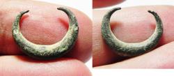 Ancient Coins - ANCIENT HOLY LAND. CURRENCY BEFORE COINS. SILVER RING. 1000 B.C