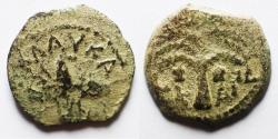 Ancient Coins - Judaea. Roman Procurators. Antonius Felix (AD 52-59) under Claudius Æ Prutah