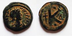 Ancient Coins - Byzantine. Anastasius AE Half Follis