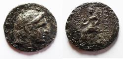 Ancient Coins - Seleukid Kings. Demetrios I Soter (162-150 BC). AR tetradrachm (31mm, 13.88g). Antioch mint. Struck in SE 160 (153/2 BC).