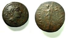 Ancient Coins - SELEUKID KINGS OF SYRIA. Timarchos, usurper, 164-161 BC. AE 23