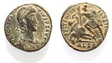 Ancient Coins - CONSTANTIUS II AE . FALLEN HORSEMAN