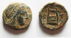 Ancient Coins - KYRENAICA, Kyrene. temp. Magas. As king of Kyrene, circa 282/75-261 BC. Æ 16