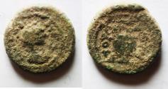 Ancient Coins - AS FOUND: Decapolis. Philadelphia. Pseudo-autonomous issue. temp. Marcus Aurelius, 161-180 CE. Æ 16