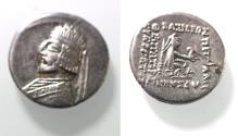 Ancient Coins - KINGS OF PARTHIA. Parthian Kingdom. SILVER DRACHM .