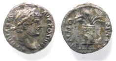 Ancient Coins - Hadrian AR Denarius. Rome, AD 132-134.