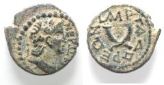 Ancient Coins - CHOICE AS FOUND: DECAPOLIS. GADARA. NERO AE 18
