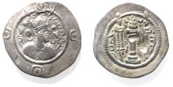 Ancient Coins - Sasanian Kingdom Kavad I AR drachm