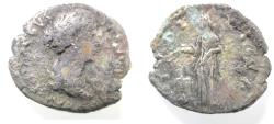 Ancient Coins - FAUSTINA JUNIOR AR DENARIUS. AS FOUND