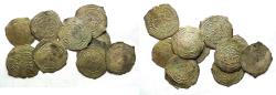 World Coins - ISLAMIC . LOT OF 10. SILVER DIRHAMS FROM YEMEN.