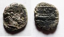 Ancient Coins - Phoenicia, Obol, Sidon, c. 375-333 BC; AR Obol.
