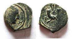 Ancient Coins - NABATAEA. Aretas IV. 9 BC- AD 40. AE 14