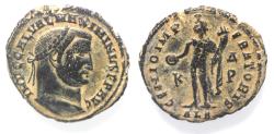 Ancient Coins - BEAUTIFUL MAXIMINUS II FOLLIS. ALEXANDRIA
