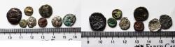 Ancient Coins - LOT OF 8 : Kings of Persis. 2nd century BC. AR OBOLS