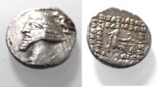 Ancient Coins - KINGS OF PARTHIA. Parthian Kingdom. SILVER DRACHM .