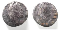 Ancient Coins - Arabia. Nabataean Kings. Aretas IV (9 BC-AD 40). AR sela (14mm, 3.94g). Petra mint. Struck c. 5/4-8/9 BC.