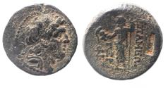 Ancient Coins - SELEUCID EMPIRE. Alexander I Balas 150-145 BC.   AE .21. Apamea