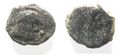 Ancient Coins - NABATAEAN . SYLLAUES , ONLY RULED SIX MONTHS. AE 12