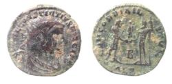 Ancient Coins - AS FOUND. CONSTANTIUS I AE FOLLIS. ALEXANDRIA
