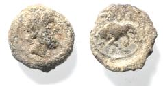 Ancient Coins - NABATAEAN KINGDOM. Obodas II . 30 - 9 BC . lead coin.