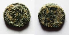Ancient Coins - AS FOUND: 	Decapolis. Canatha ? AE 12