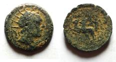 Ancient Coins - Seleucid Kingdom. Antiochos IV. AE 19. AKE MINT