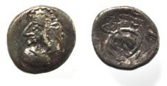 Ancient Coins - Kings of Persis. 2nd century BC. AR Obol