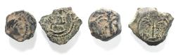 Ancient Coins - PHOENICIA. TYRE. LOT OF TWO AE COINS. 1ST CENTURY B.C