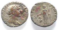 Ancient Coins - ARABIA. PETRA OR BOSTRA. TRAJAN SILVER DRACHM.