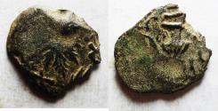 Ancient Coins - Judaea. Jewish War. First Revolt. AE Prutah. Year 2. 67/68 C.E.