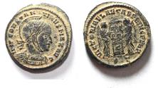 Ancient Coins - ORIGINAL DESERT PATINA: CONSTANTINE I AE FOLLIS