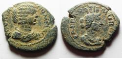 Ancient Coins - ARABIA, Rabbathmoba. Julia Domna. Augusta, AD 193-217. Æ 31
