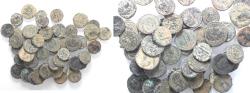 Ancient Coins - AS FOUND: LOT OF 50 ROMAN BRONZE COINS
