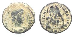 Ancient Coins - AS FOUND: CONSTANTIUS II AE . FALLEN HORSEMAN