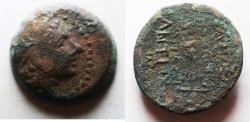 Ancient Coins - SELEUKID KINGS of SYRIA. Antiochos III ‘the Great’. 222-187 BC. Æ . Ekbatana mint.