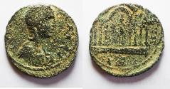 Ancient Coins - PHOENICIA, Tyre. Julia Maesa. Augusta, AD 218-224/5. Æ Dichalkon