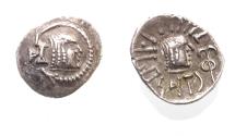 Ancient Coins - ARABIA, Southern. Himyar.. Circa AD 2nd Century. AR Drachm