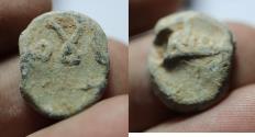 World Coins - ISLAMIC. UMMAYED LEAD BULLA. 700A.D