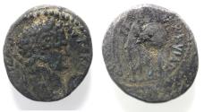 Ancient Coins - AS FOUND: Judaea Capta series. Caesarea Maritima under Titus (79-81 CE). AE 21