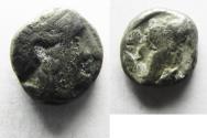 Ancient Coins - South Arabia. Sabean kingdom. Late 4th-mid 2nd centuries BC. AR half unit
