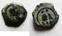 Ancient Coins - EGYPT, Alexandria. Trajan. AD 98-117. AE DICHALCON. 