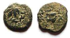 Ancient Coins - Judaea. Jewish War. First Revolt. AE Prutah. Year 2. 67/68 C.E.
