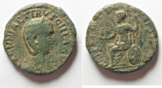 Ancient Coins -  Judaea. Caesarea Maritima under Herennia Etruscilla (AD 249-251). AE 26mm, 13.56g.